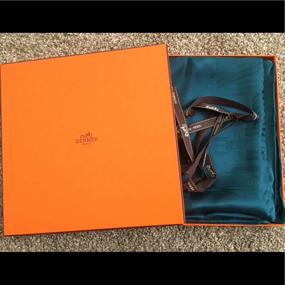 Hermes Silk Scarf